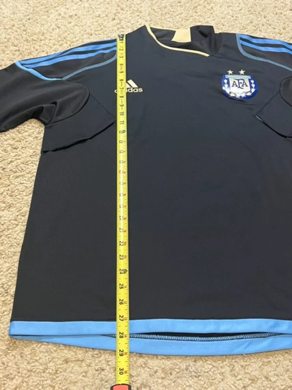 Argentina Adidas 2010 Formotion Black Thermal Long Sleeve Training Top Sz Large